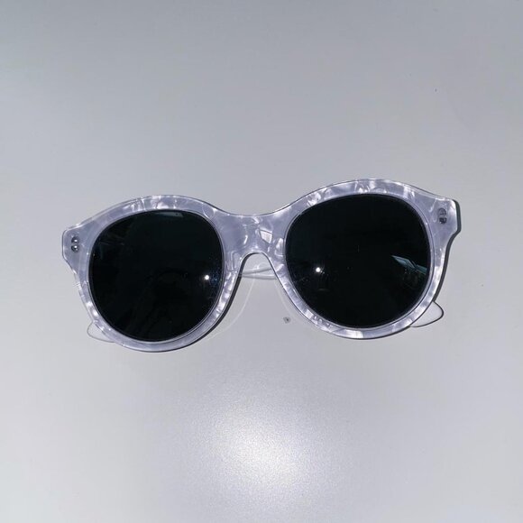 RETROSUPERFUTURE MONA POOL White Marble Sunglasses
